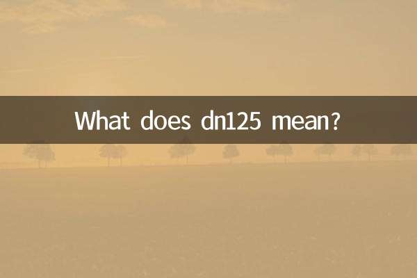 O que significa dn125?