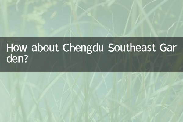 চেংদু সাউথইস্ট গার্ডেন সম্পর্কে কেমন?