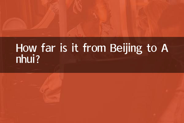 बीजिंग से अनहुई कितनी दूर है?