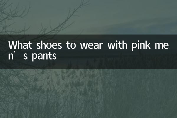 ما الأحذية التي يجب ارتداؤها مع السراويل الرجالية الوردية؟