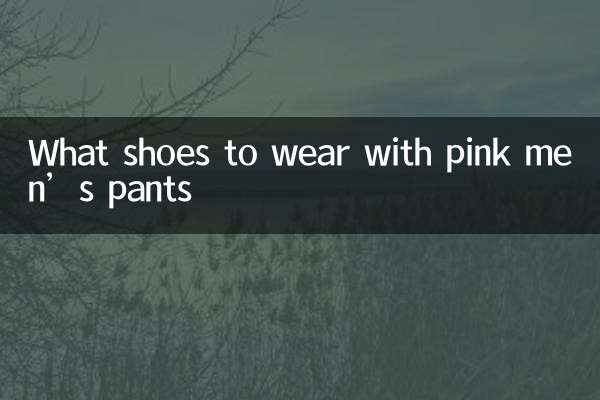 ما الأحذية التي يجب ارتداؤها مع السراويل الرجالية الوردية؟