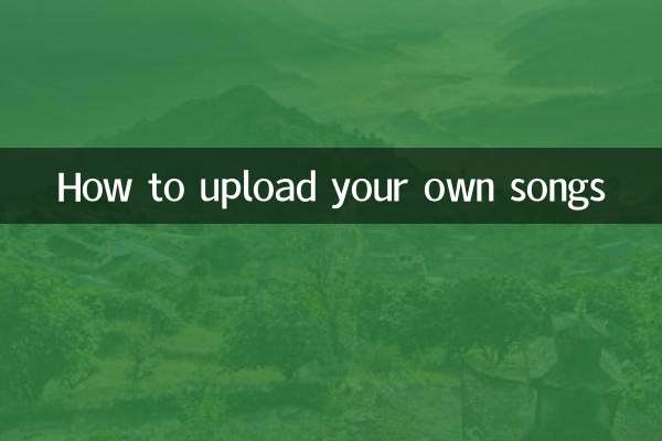 How to upload your own songs