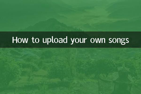 How to upload your own songs