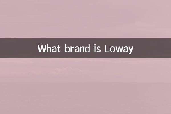¿Qué marca es loway?