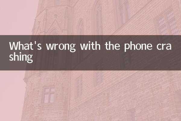 Quel est le problème avec le téléphone qui s'écrase