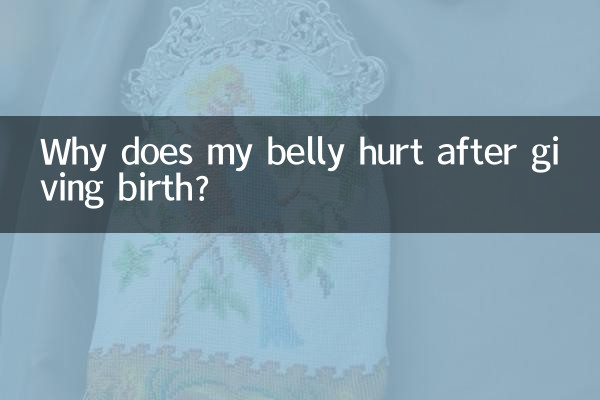 Por que minha barriga dói depois do parto?