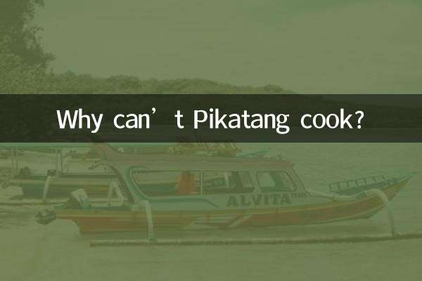¿Por qué Pikatang no puede cocinar?