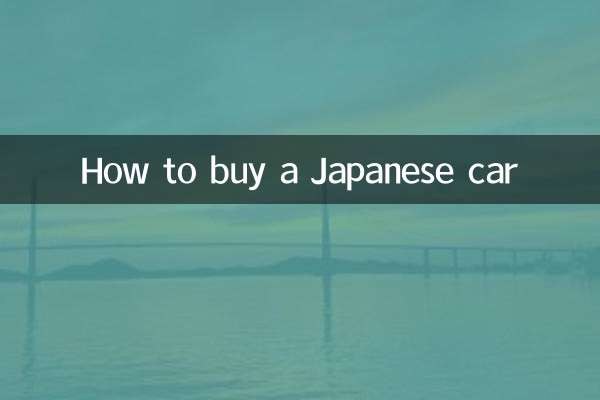 Como comprar um carro japonês