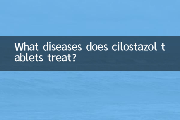 Que doenças os comprimidos de cilostazol tratam?