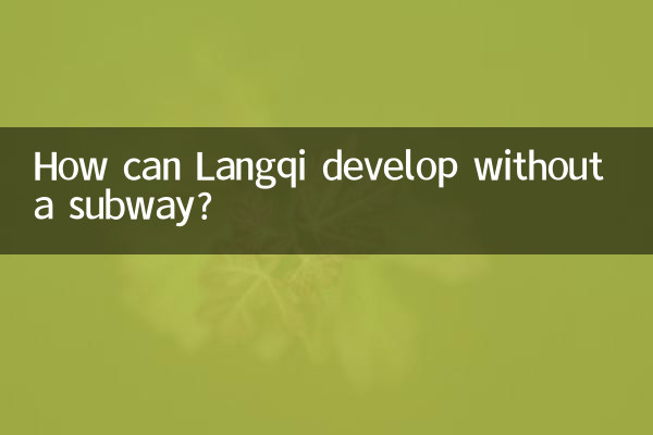 Как может развиваться Ланци без метро?