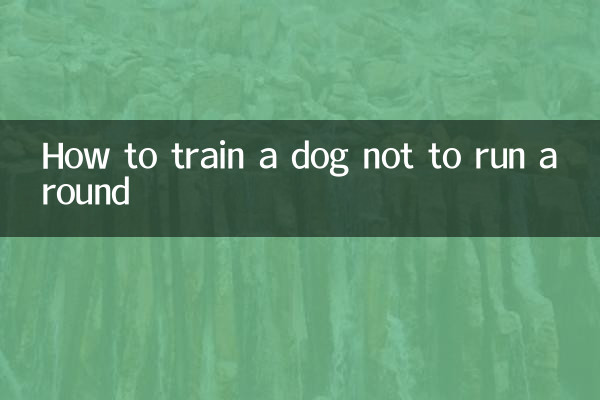 چگونه سگ را طوری تربیت کنیم که دور ندود؟