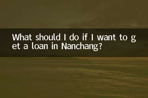 O que devo fazer se quiser obter um empréstimo em Nanchang?