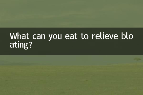 Cosa puoi mangiare per alleviare il gonfiore?