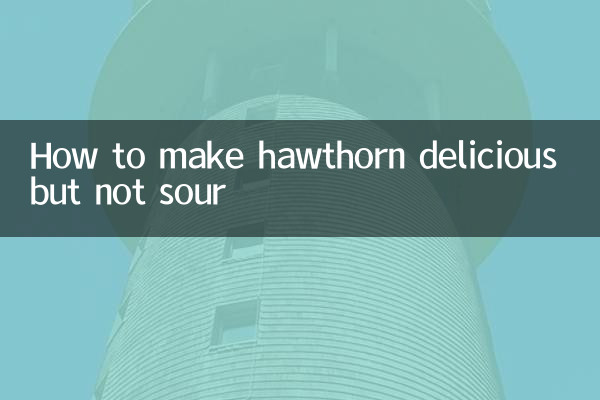 山楂怎麼做好吃不酸