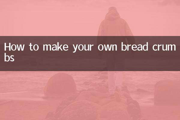 چگونه خودتان خرده نان درست کنید