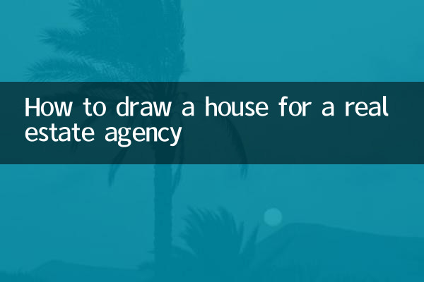 Wie zeichnet man ein Haus für eine Immobilienagentur?
