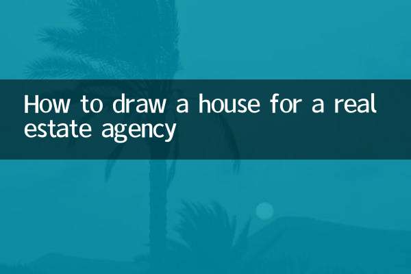 Wie zeichnet man ein Haus für eine Immobilienagentur?