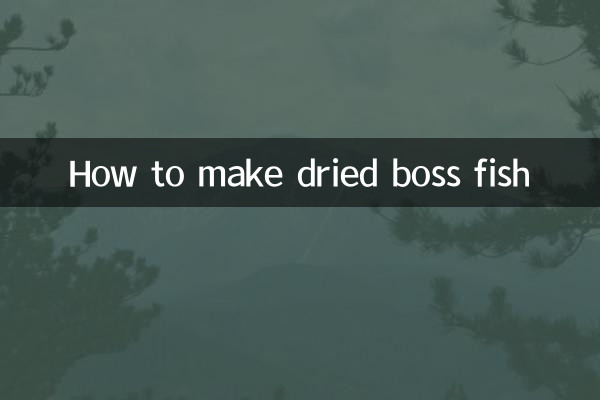 Como fazer peixe chefe seco