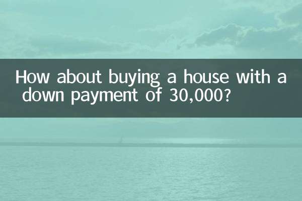 30,000 की डाउनपेमेंट पर घर खरीदने के बारे में क्या ख़याल है?