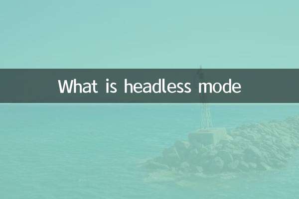 ヘッドレスモードとは