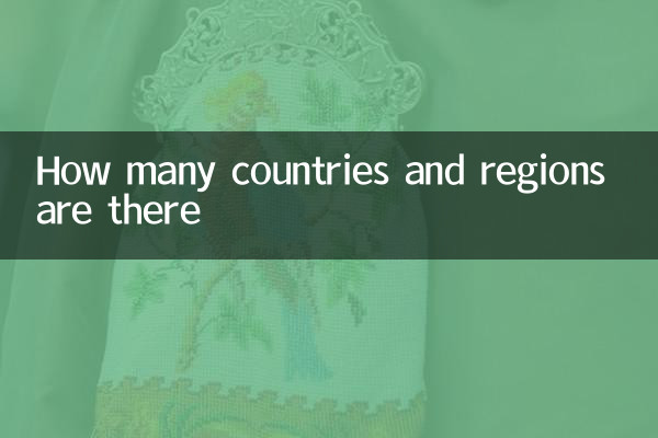 国や地域はいくつありますか