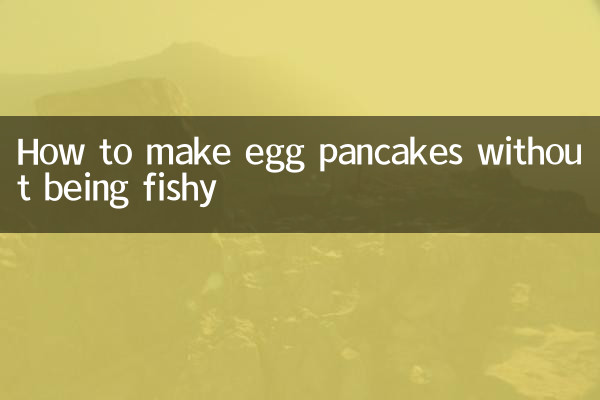 Cómo hacer tortitas de huevo sin que parezcan a pescado