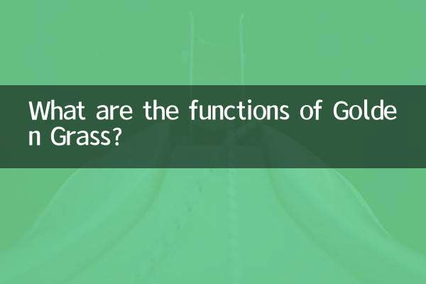 ¿Cuáles son las funciones de Golden Grass?