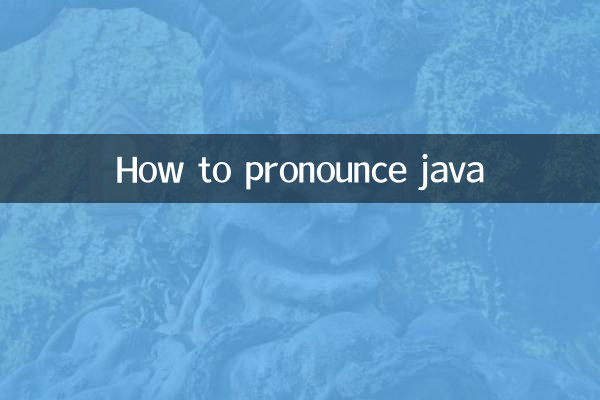 java을 발음하는 법