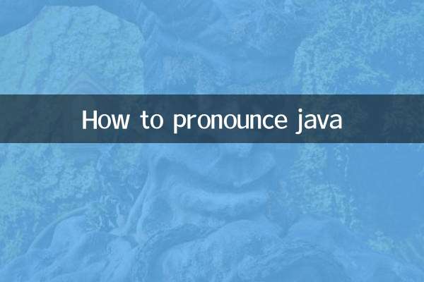 java을 발음하는 법