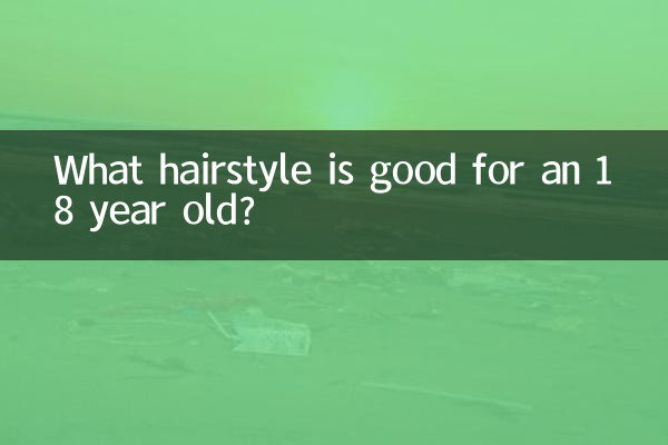 What hairstyle is good for an 18 year old?
