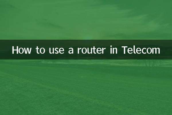 How to use a router in Telecom