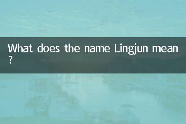 What does the name Lingjun mean?