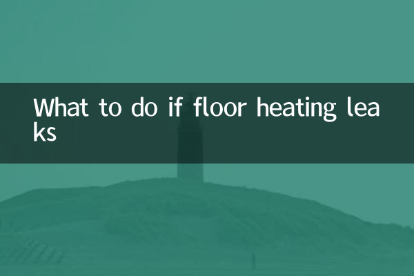 Was tun, wenn die Fußbodenheizung undicht ist?