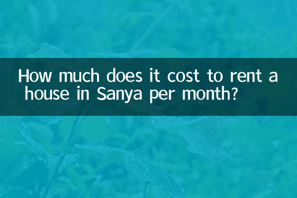 Quanto custa alugar uma casa em Sanya por mês?