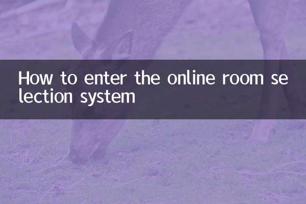 Come accedere al sistema di selezione delle camere online