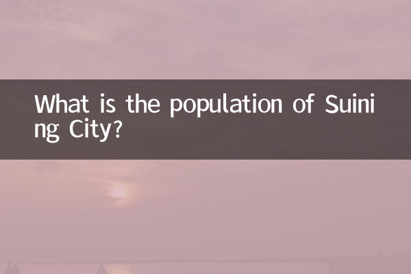 Какова численность населения в городе Суйнин?