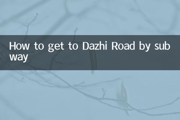 Cómo llegar a Dazhi Road en metro