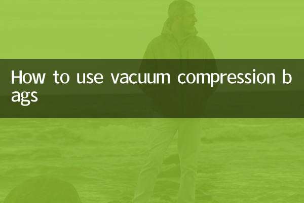 نحوه استفاده از کیسه های فشرده سازی خلاء