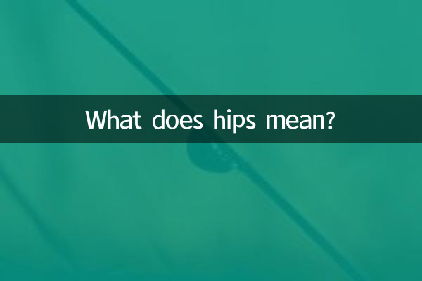 O que significa quadris?