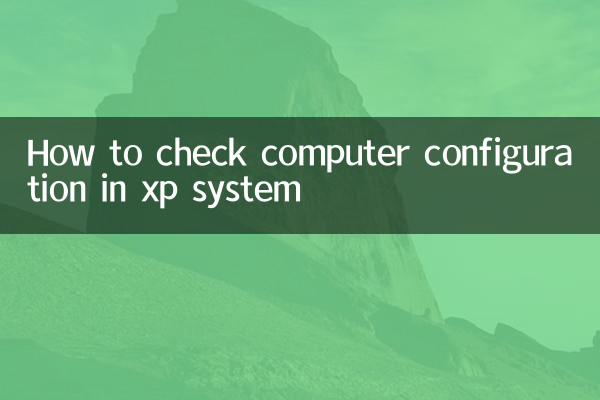 Como verificar a configuração do computador no sistema XP