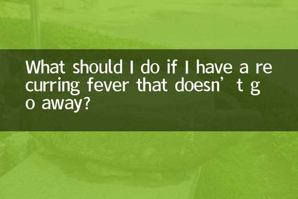熱が再発して下がらない場合はどうすればよいですか?
