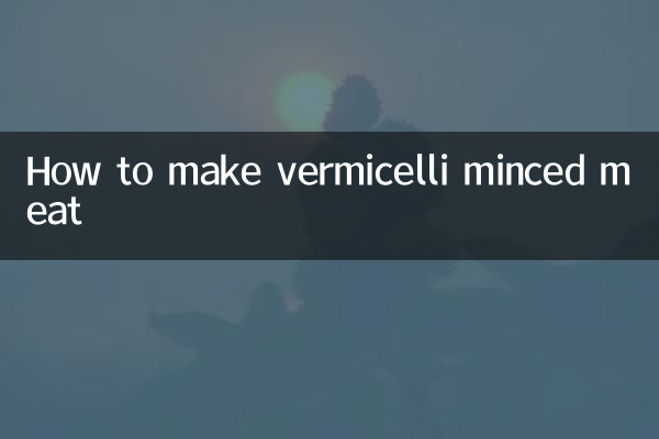 Как приготовить фарш с вермишелью