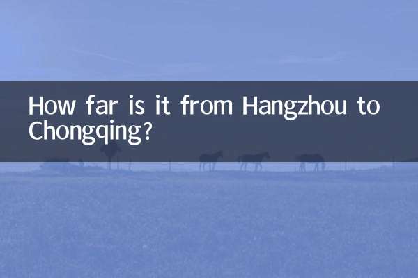 Hangzhou থেকে Chongqing এর দূরত্ব কত?