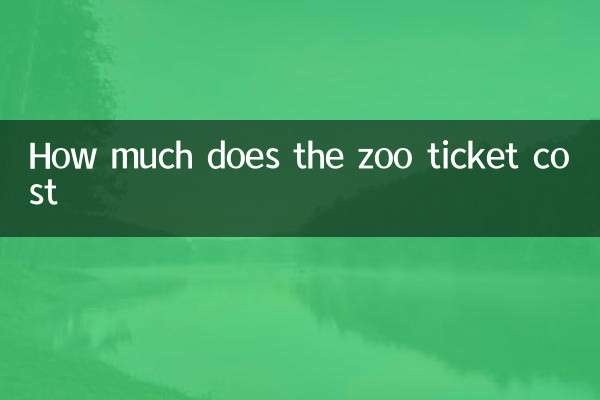 How much does the zoo ticket cost