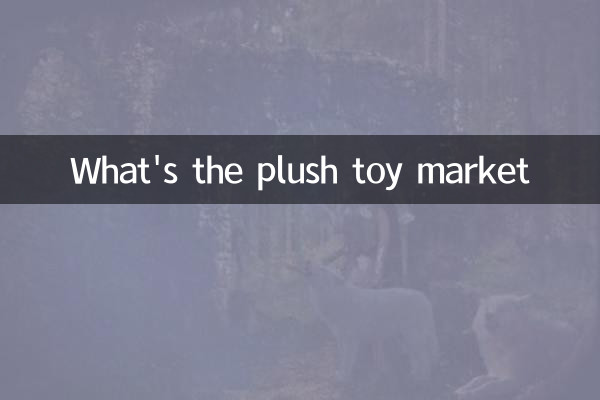 What's the plush toy market