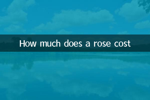 ¿Cuánto cuesta una rosa?