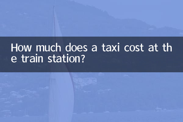 Combien coûte un taxi à la gare ?