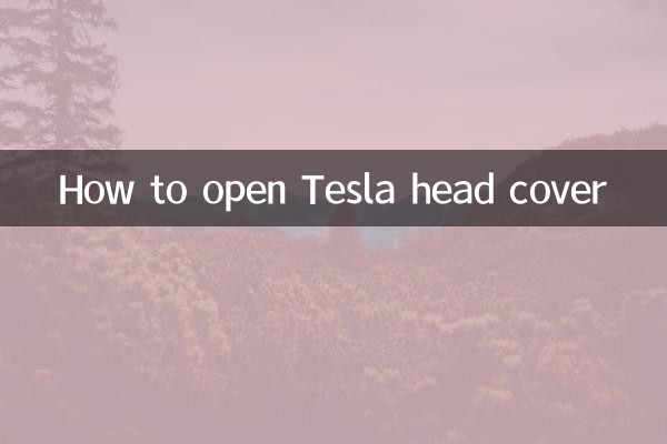 Come aprire il coperchio della testa della Tesla