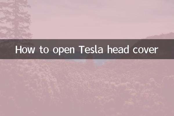 Cómo abrir la cubierta de la cabeza de Tesla