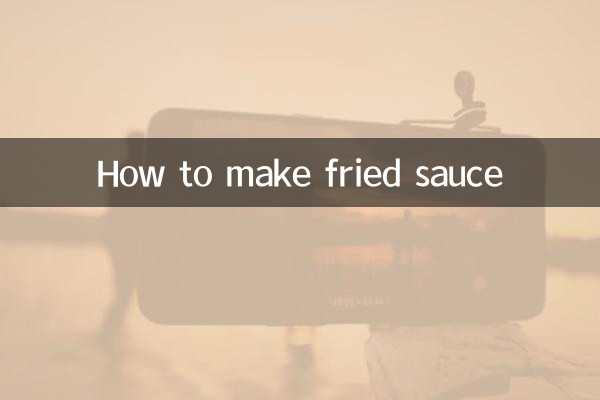 Como fazer molho frito